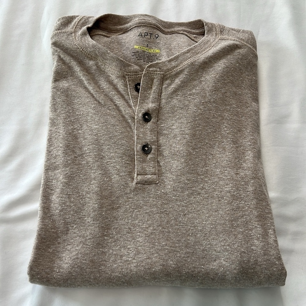Apt. 9 Premier Flex Long Sleeve Henley